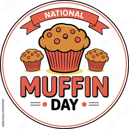 Celebrate National Muffin Day with delicious baked treats and festive graphics