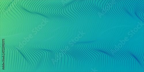 Vibrant Blue And Green Abstract Wave Pattern For Modern Backgrounds And Design Projects eps10
