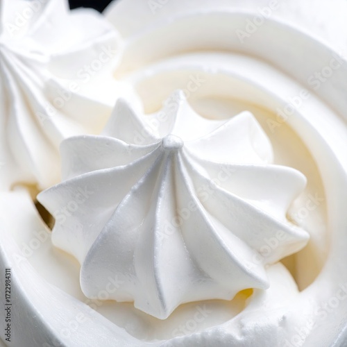 Close-up of whipped cream swirls (1)