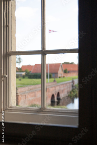 The beautiful old Danish Voergaard Castle