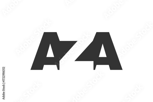 AZA logo design. Initial letter A Z A bold font style for tech startups, consulting, corporate branding. Creative company name, headlines typography identity, trendy logotype.
