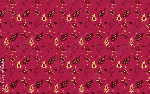 Symmetry leaf on stroke victorian. Motif vibrant with damask surreal. Old-fashioned chic at cool stylish.