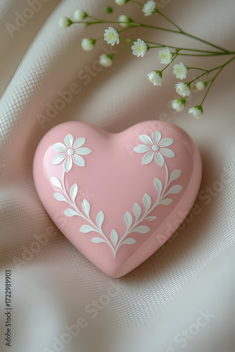 heart shaped chocolate candy
