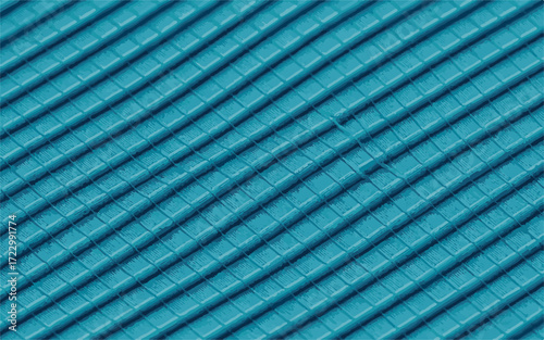 Textured Blue Diagonal Ribbed Surface Background vector illustration