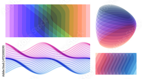 Abstract wavy background. Modern screen. Cover design template. 3d vector illustration for brochure, banner, flyer or presentation.