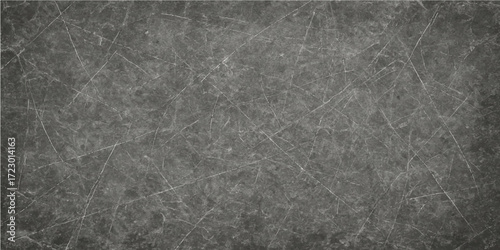 Dark grunge black paper or leather texture, seamless stone wall pattern background, or vintage gray metal surface design