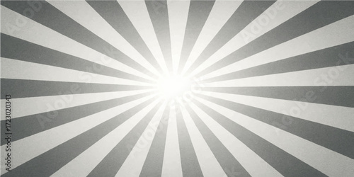 Vibrant abstract sunburst rays vector illustration with a radial blue light pattern for a retro wallpaper design