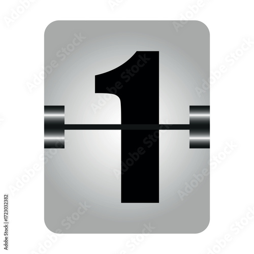 Flip Clock Number