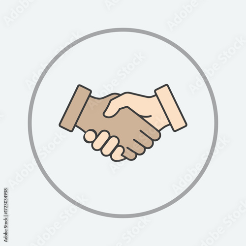 Handshake Vector Icon