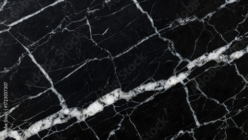 Elegant Black and White Marble Texture High-Resolution Background