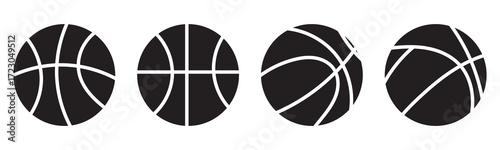 basketball sport equipment solid icon . Basketball logo vector icon eps 10