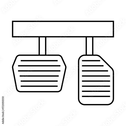 Pedals icon design