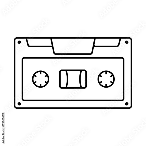 Cassette icon design