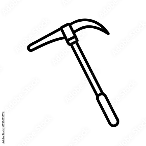 Garden hoe tool for sustainable gardening in zero waste concept  