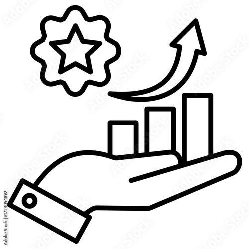 Value Creation Outline Icon