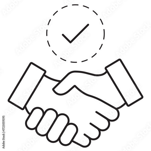 Commitment Icon, Power of Commitment, Building Success through Dedication, Commitment as the Key to Growth, Staying True to Promises, vector