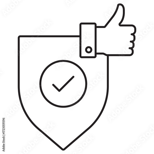 Reliable Icon, The Strength of Reliability, Building Trust Through Dependability, Reliable Foundations for Success, Consistency that Creates Confidence, vector
