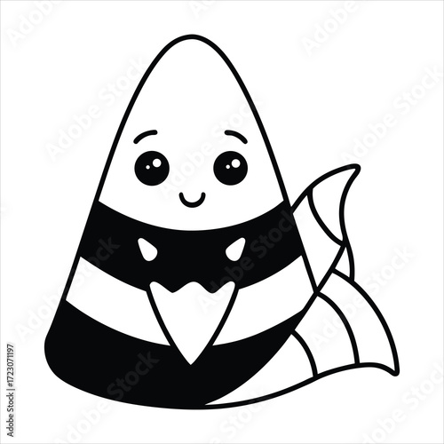 PrintCandy Corn Ghosts royalty