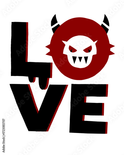 Evil LOVE negro.