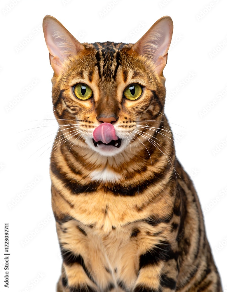 Fototapeta premium Close-up Bengal cat