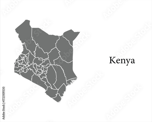 Administrative Map of Kenya