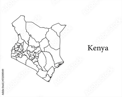 Administrative Map of Kenya