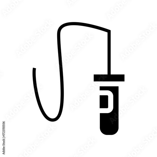 Whip for horse vector illustration