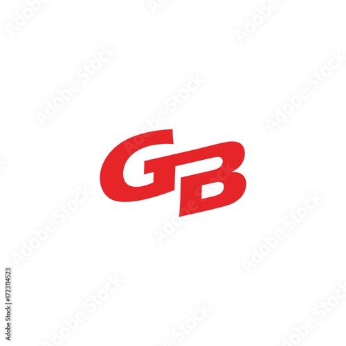 Logo Letter GB Simple Modern