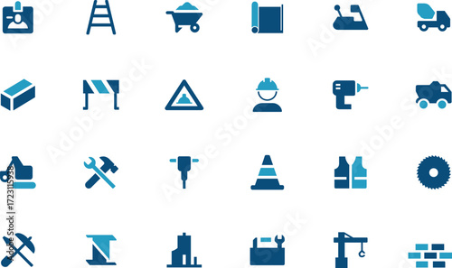 Construction Icon Vector for Building and Development