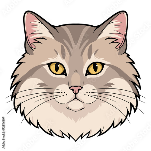 Cute Cat Illustration Vector Set