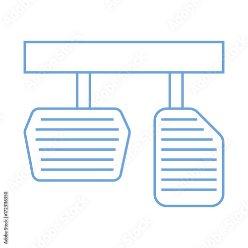 Pedals icon design