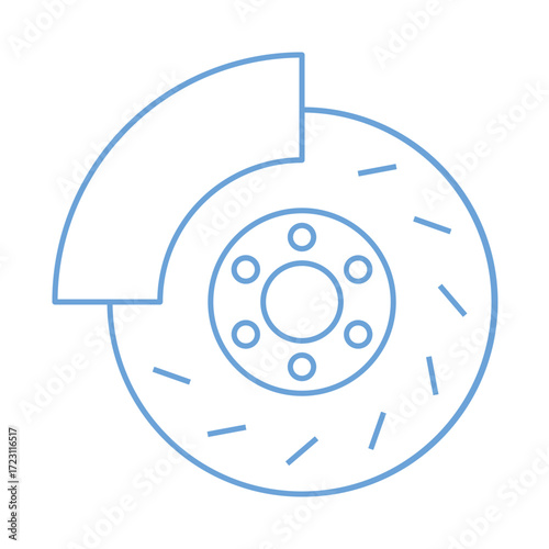 Brake Caliper icon design