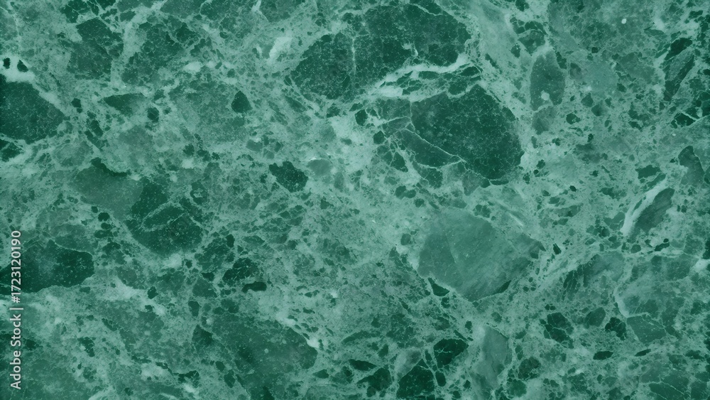 Naklejka premium Green Marble Texture with Intricate Veins