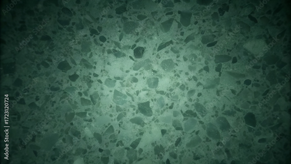 Fototapeta premium Texture de Béton Vert avec Motifs Granulaires