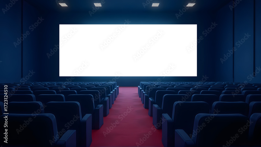 Fototapeta premium An image of movie theater.