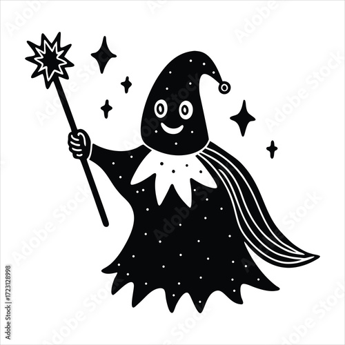 Ghost Magic Wand royalty