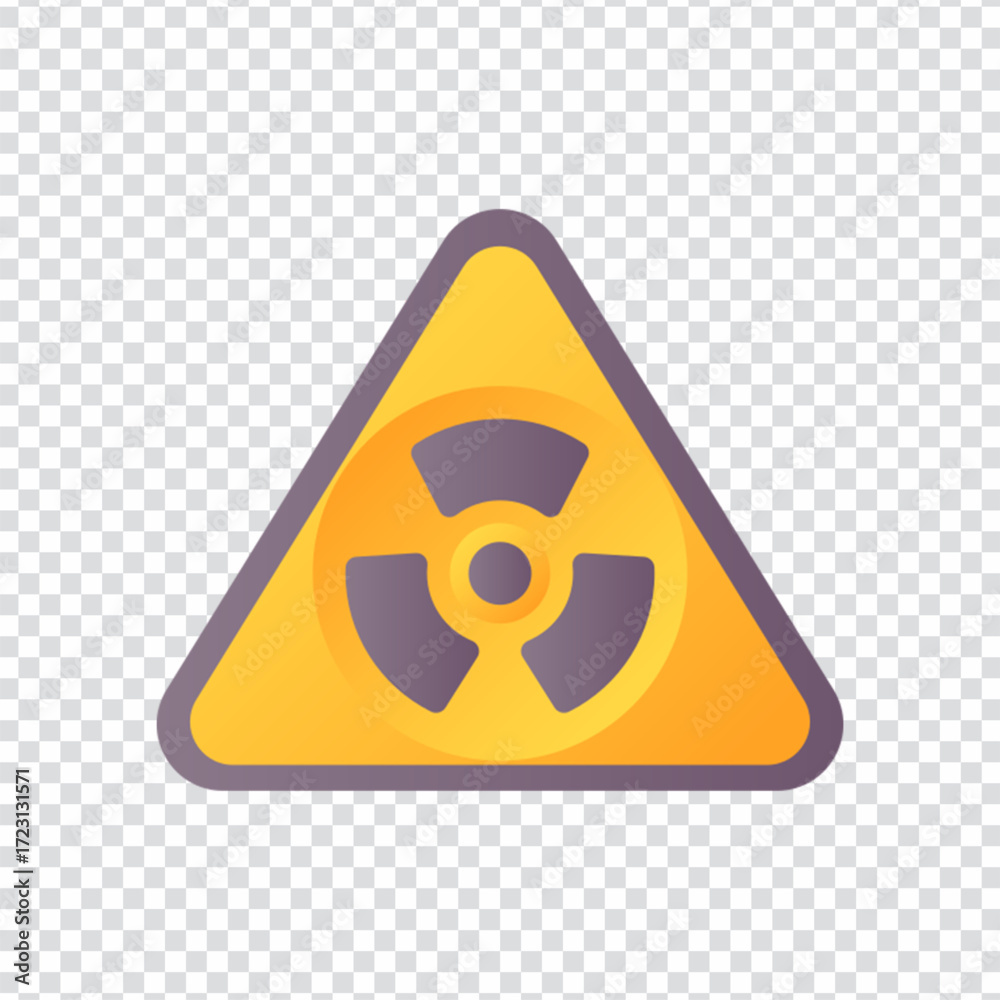 Fototapeta premium Nuclear Symbol Icon Variant 2