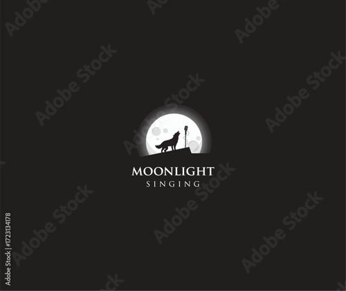 Moonlight singing logo