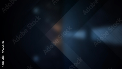 Φωτογραφία Sophisticated dark abstract background with a sleek geometric pattern and blurred light reflections for corporate or technology themes