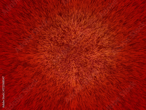 Abstract red lines and a grid create a sense of movement and depth suitable for technology communication or futuristic digital design concepts