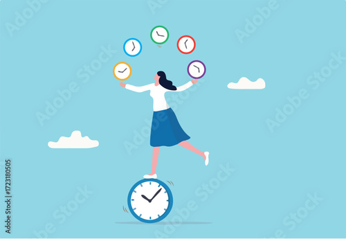 Business woman look through binoculars searching for new job or opportunity, vision or look far ahead to find future opportunity, observe or career success, human resources look for candidate concept.