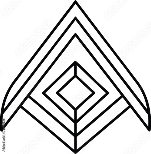 minimalist line pattern aboriginal inspired