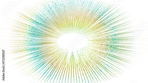 Konstfotografi Modern burst of color with radiating lines for vibrant designs on transparent ba