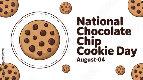Celebrate National Chocolate Chip Cookie Day with a delicious treat on August 4th.