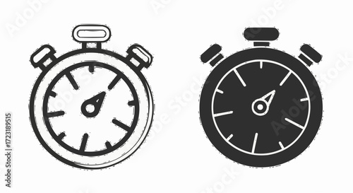 stopwatch vector icon