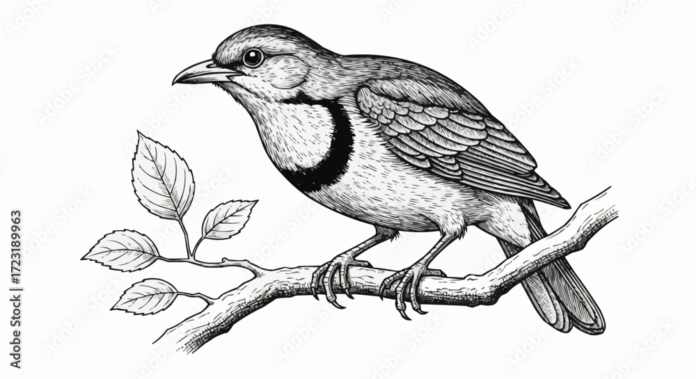 Obraz premium bird on a branch