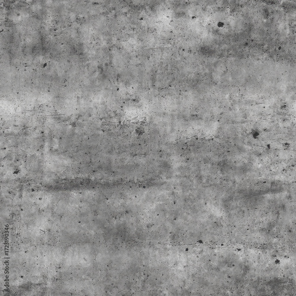 Fototapeta premium Seamless photorealistic texture of an aged gray cement wall or floor surface.