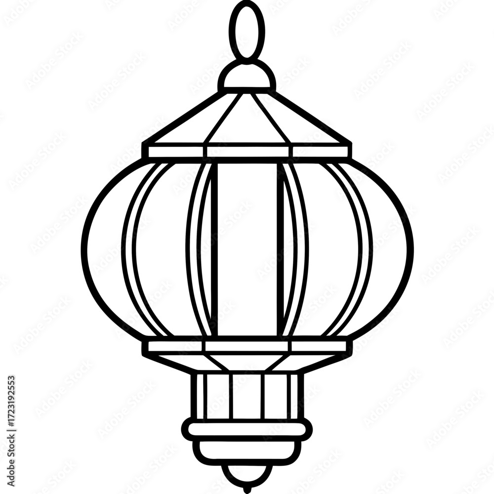 Fototapeta premium Golden cage with an antique light bulb inside, symbolizing freedom and old-world design