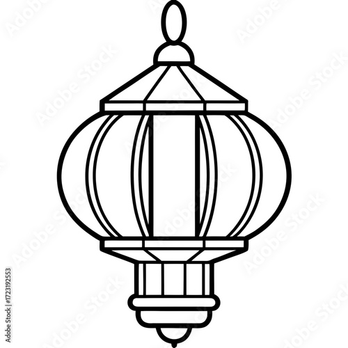 Golden cage with an antique light bulb inside, symbolizing freedom and old-world design