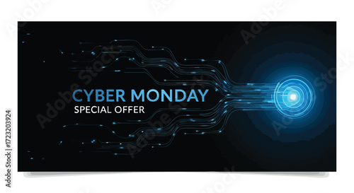 Ignite your sales this Cyber Monday with a dynamic digital circuit board special offer announcement